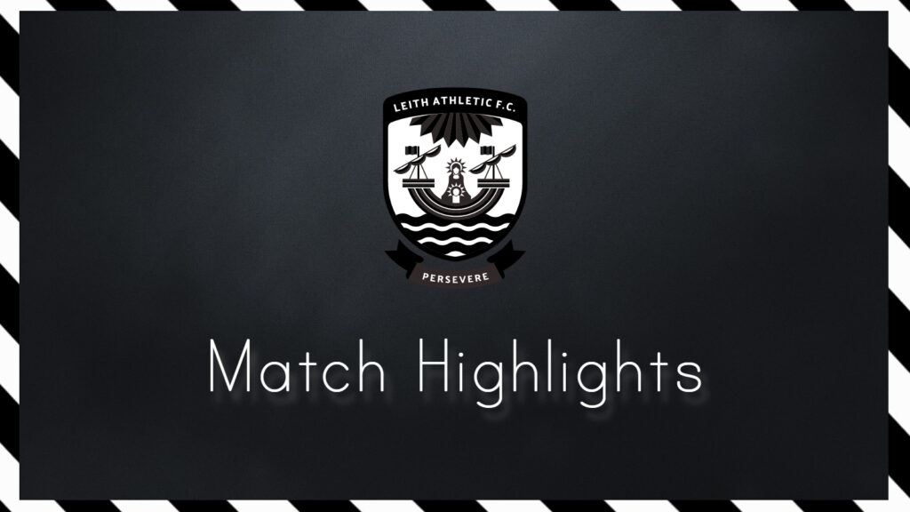 Goal Highlights V Musselburgh Athletic Leith Athletic Football Club